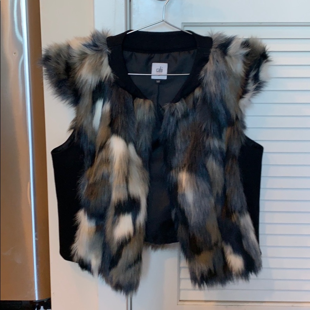 Cabi Faux Fur Vest